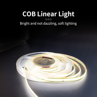 Ultra Dar Esnek Lineer Işık COB Suya Dayanıklı RGB Led Şerit Işıklar