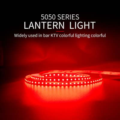Esnek SMD 5050 LED Şerit Işığı 24v Alçak Gerilim Tam Renkli Lamba