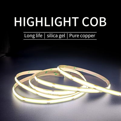 Dış Mekan Su Geçirmez COB LED Şerit Işığı monokrom COB LED Esnek Şerit 5m/rulo