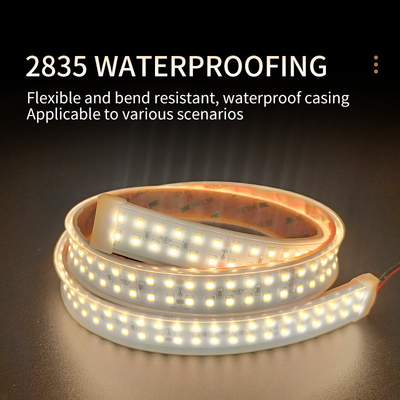 Su Geçirmez Muhafaza Damla SMD 2835 LED Şerit Işık Dış Mekan Kullanımı 120 Lamba