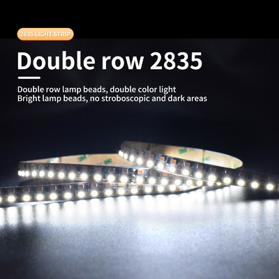Alçak Gerilim Parlak 5050 Şerit LED Işık 12/24V Çift Sıralı Üç Renkli Işık