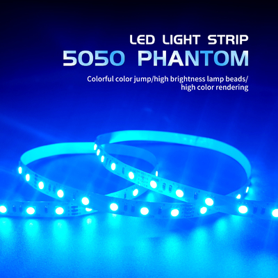 1 Metre 5050 RGB LED Şerit Işığı Esnek 24V Gerilim SMD 5050 LED Şerit Işığı