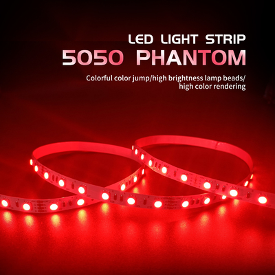 RGB Tam Renkli SMD 5050 LED Şerit Işık 6W Atmosfer Esnek Neon Işık