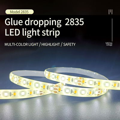 Çift Renkli SMD 2835 LED Şerit 12v Alçak Gerilim 60-120 Lamba Damlama Kauçuk Su Geçirmez