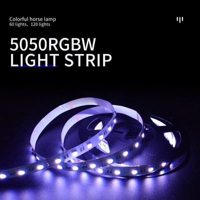 Yedi Renkli SMD5050 LED Neon Işık Dört Bir Alçak Gerilim Lambası