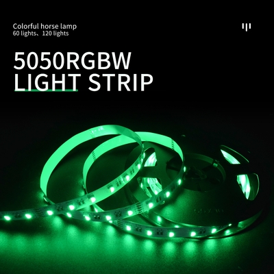 RGB SMD5050 60 adet LED Esnek Tüp Işıkları Neon Akan Su Lambası