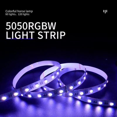 Atmosfer Rengi SMD RGB LED Şerit Işık Çubuğu DC12V Dörtü Bir Arada