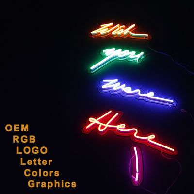 Reklam Tabela SMD 5050 Şerit LED Işık Yuvarlak Neon Flex CE UL Onayı