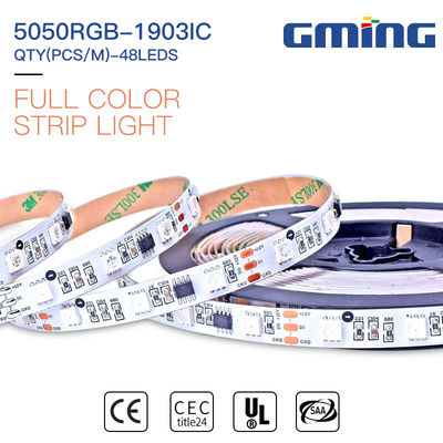 Acil koridor aydınlatması için 9.6W 24VDC SMD 5050 LED Şerit Işık