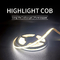 4mm Genişlik COB LED Şerit Işık Pille Çalışan Çok Renkli