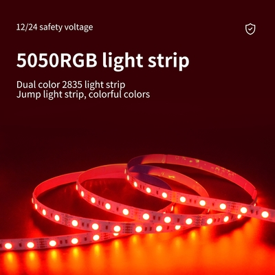 5050RGB Fantom Alçak Gerilim LED Işık Şeridi Tam Renkli İllüzyon Işığı