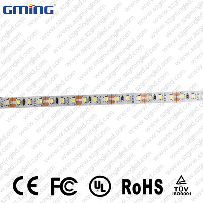 FlexibleSMD 2835 LED Şerit Sıcak Beyaz / Soğuk Beyaz 9.6W / M Güç 8 Mm PCB Genişliği
